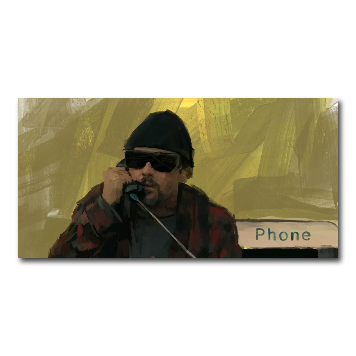 AUTO-MOCKUP WHITE | Bob - One Battle After Another | 1 Piece | Gallery Wrap Canvas | group=2x1