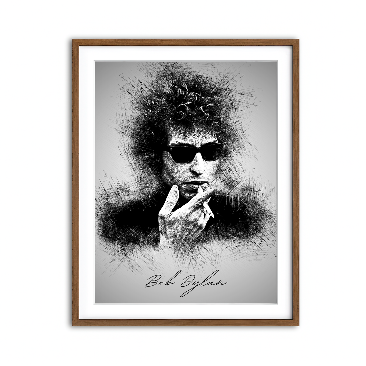 Framed Print 3x4 Walnut