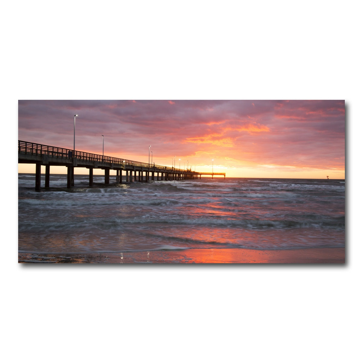 AUTO-MOCKUP WHITE | Bob Hall Pier Corpus Christi | 1 Piece | Gallery Wrap Canvas | group=2x1