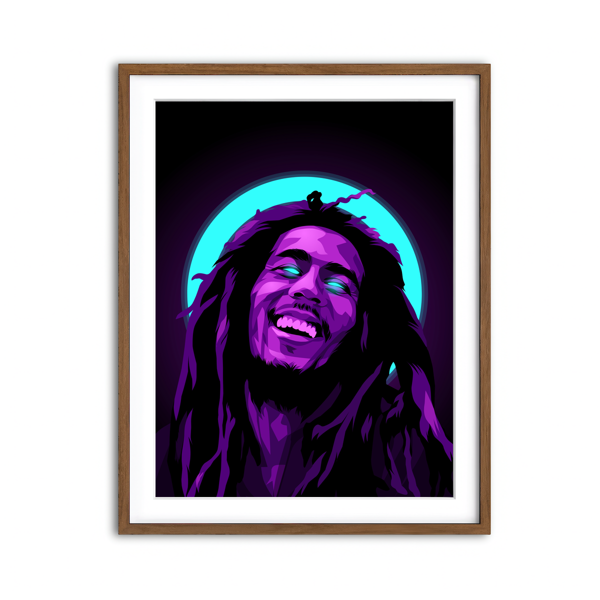 Framed Print 3x4 Walnut