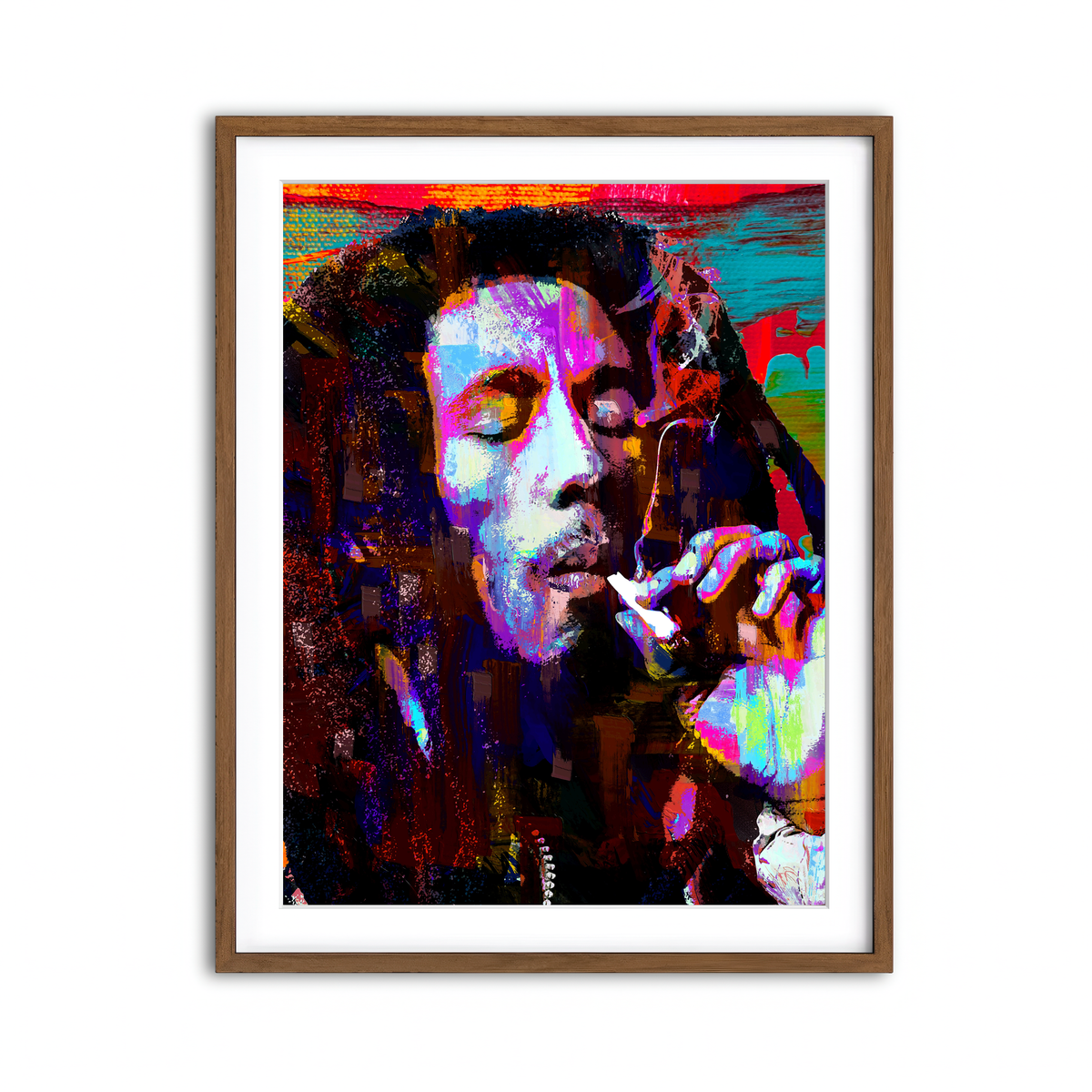 Framed Print 3x4 Walnut