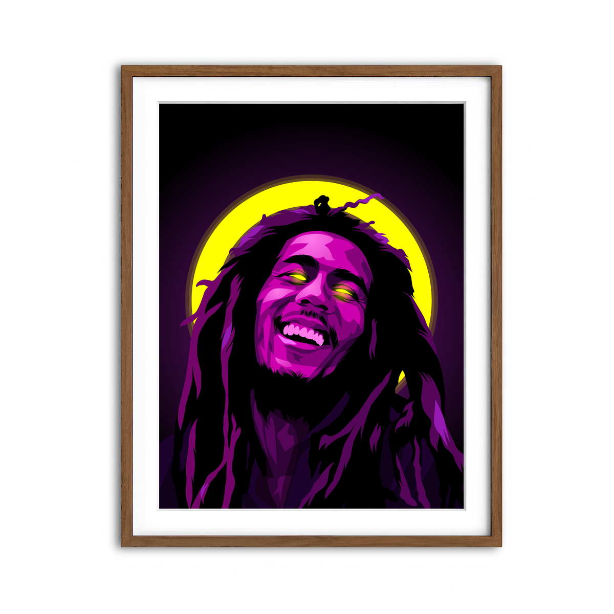 Framed Print 3x4 Walnut