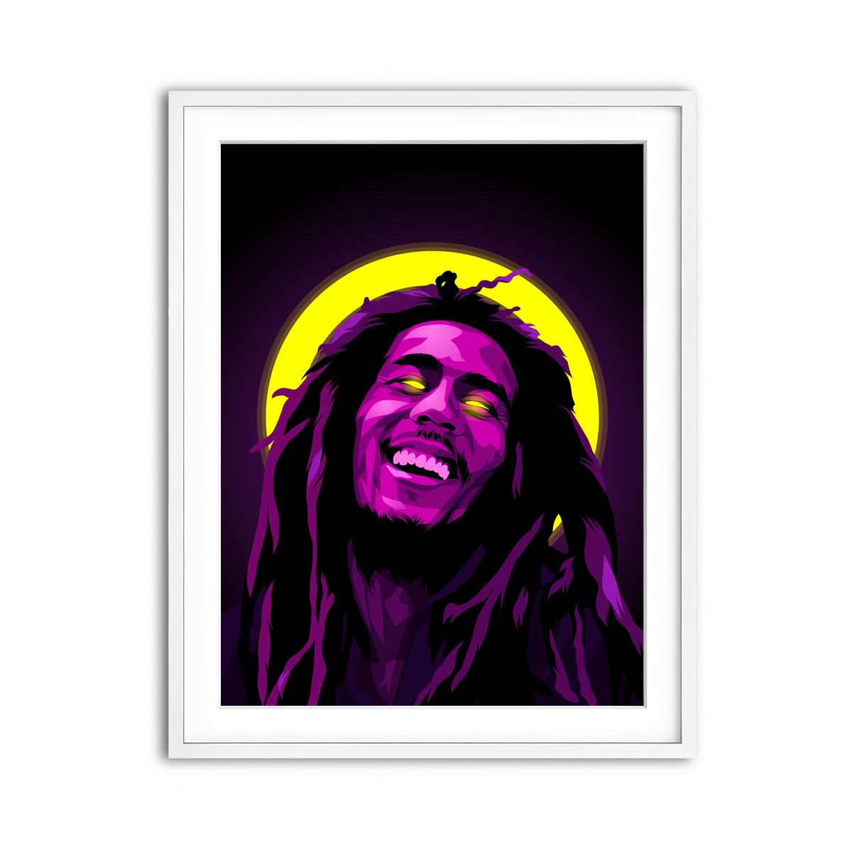 Framed Print 3x4 White