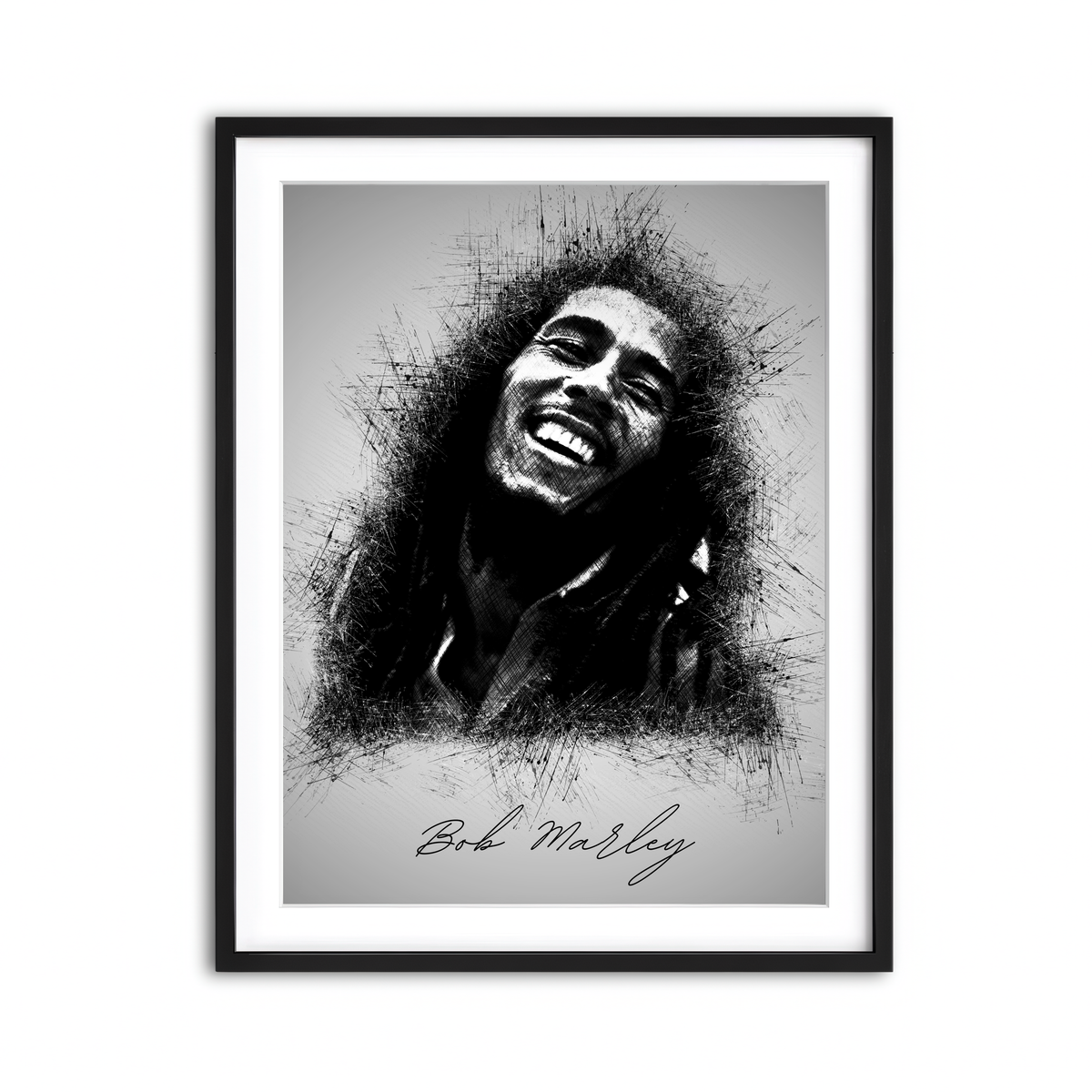 Framed Print 3x4 Black