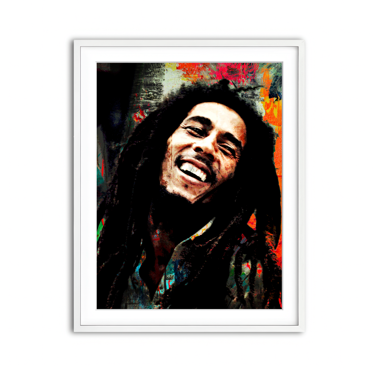 Framed Print 3x4 White