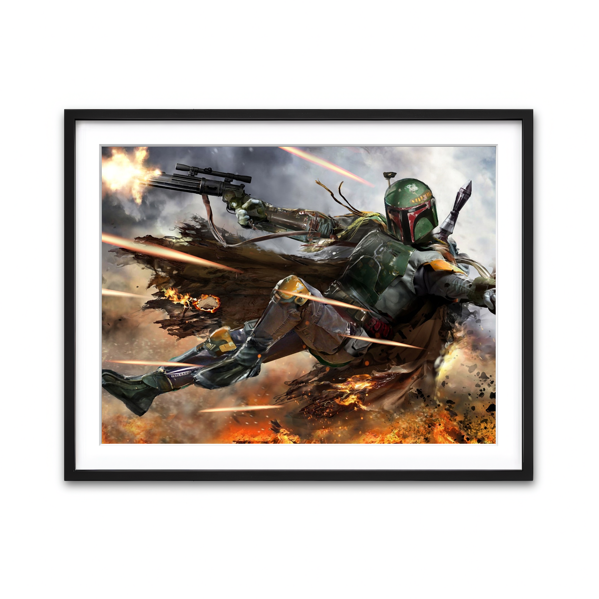 Framed Print 4x3 Black