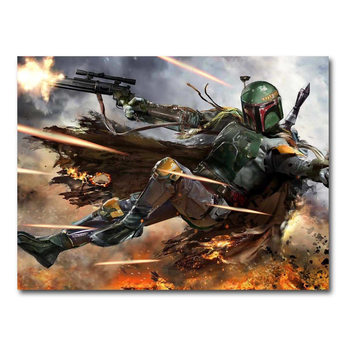 Boba Fett Wall Art, image size:1200x1200
