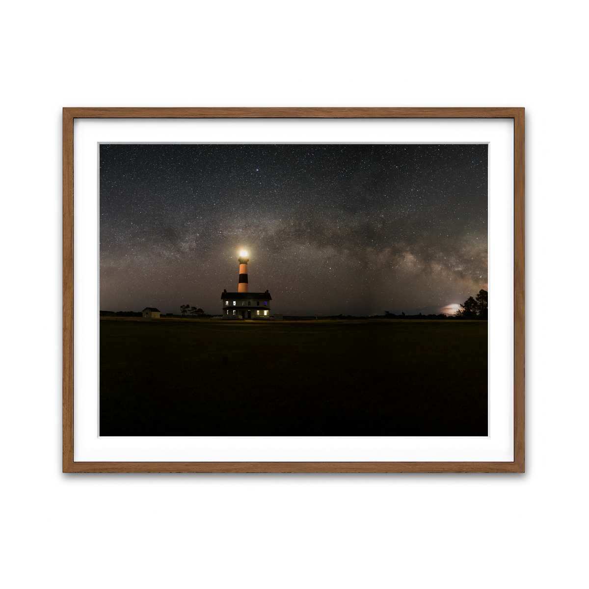 Framed Print 4x3 Walnut