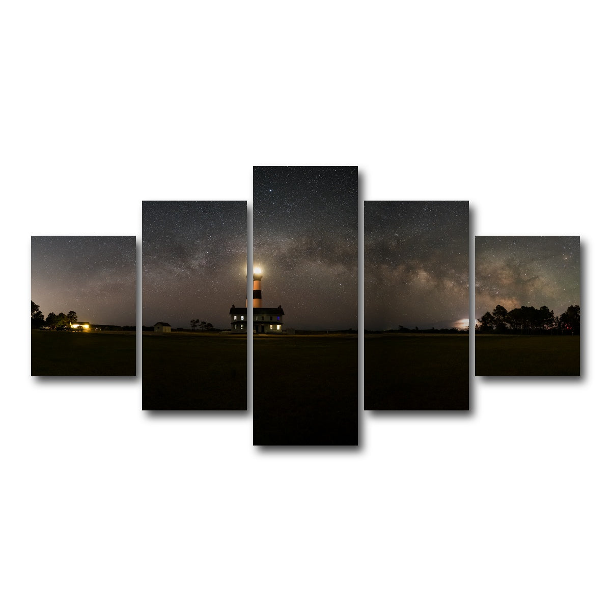 AUTO-MOCKUP WHITE | Bodie Lighthouse | 5 Piece | Gallery Wrap Canvas | group=5_short
