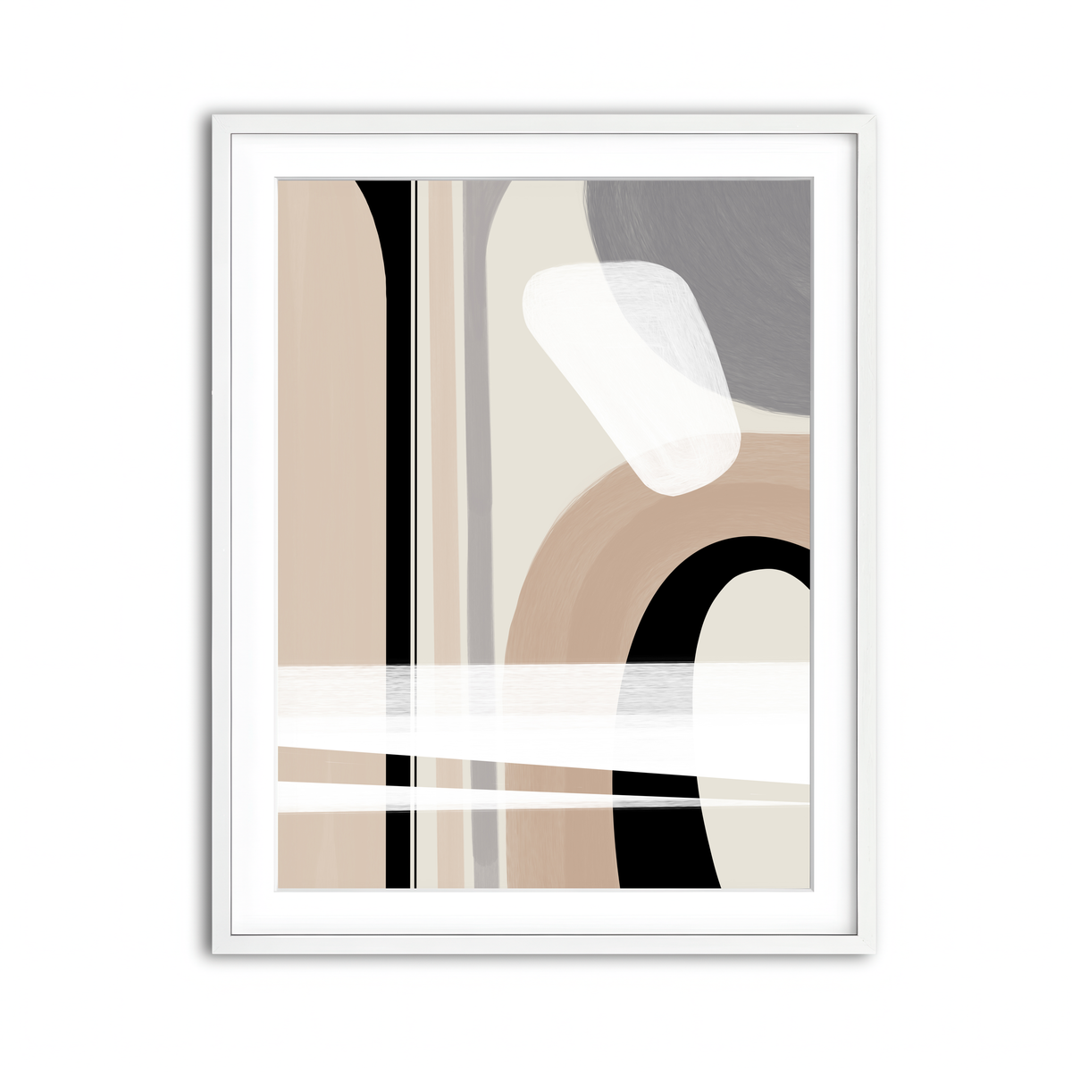 Framed Print 3x4 White