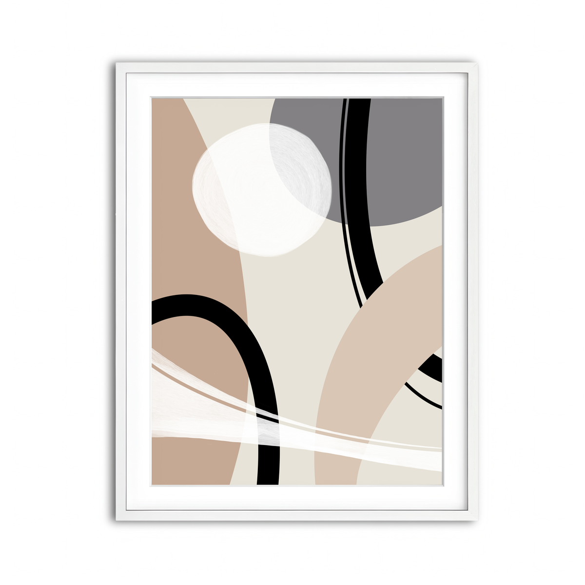 Framed Print 3x4 White