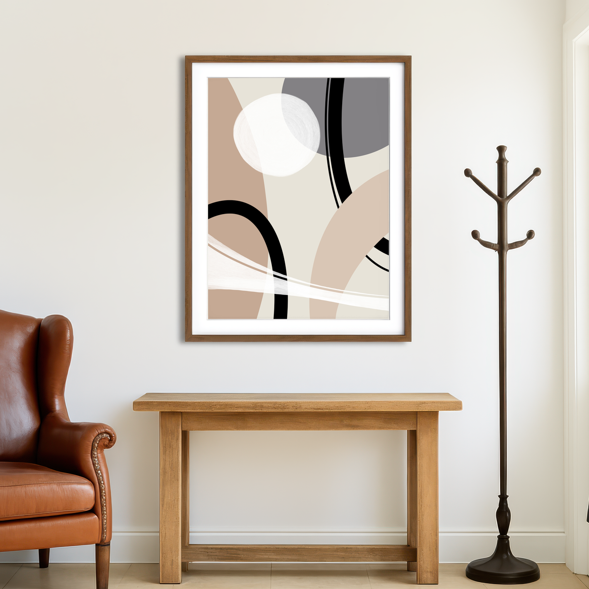 AUTO-MOCKUP ROOM | Boho Style no. 5 - Bridges Wall Art