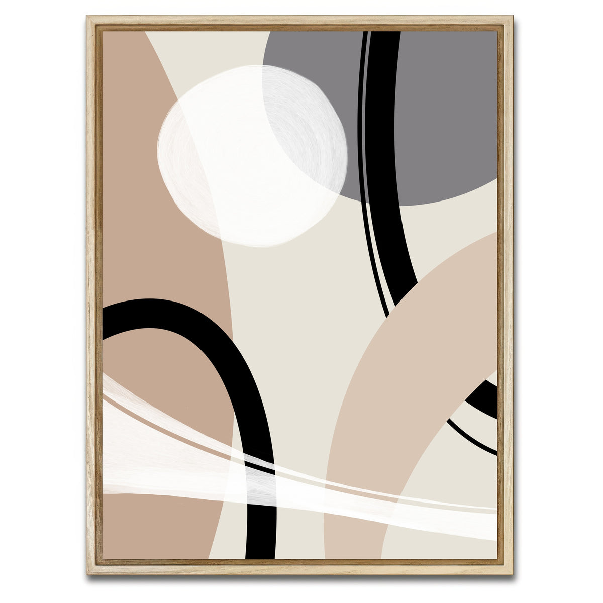 AUTO-MOCKUP WHITE | Boho Style no. 5 - Bridges | 1 Piece | Natural Framed Canvas | group=3x4