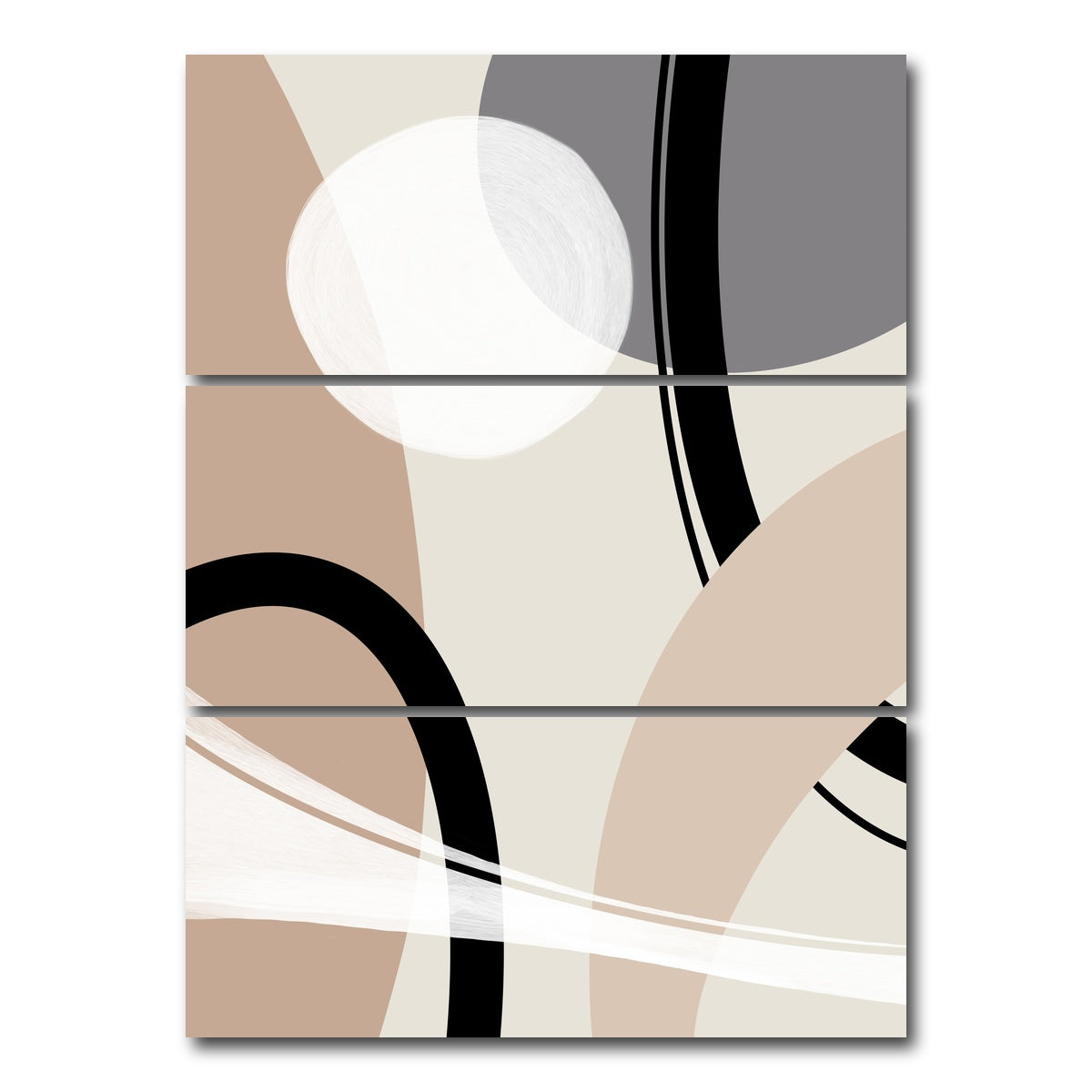 AUTO-MOCKUP WHITE | Boho Style no. 5 - Bridges | 3 Piece | Gallery Wrap Canvas | group=8x18_stacked