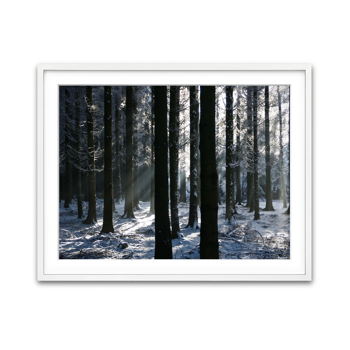 Framed Print 4x3 White
