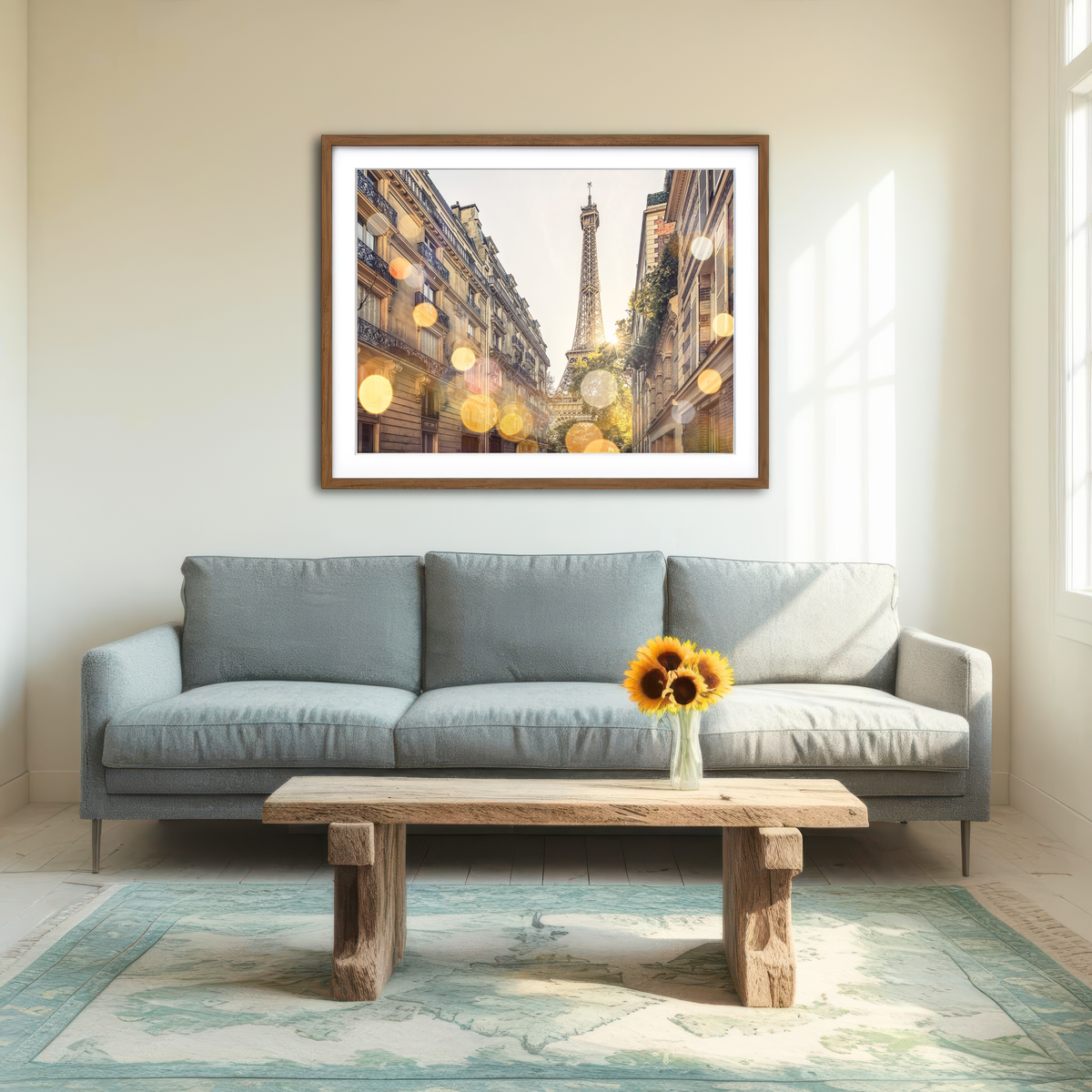AUTO-MOCKUP ROOM | Bokeh In Paris Wall Art