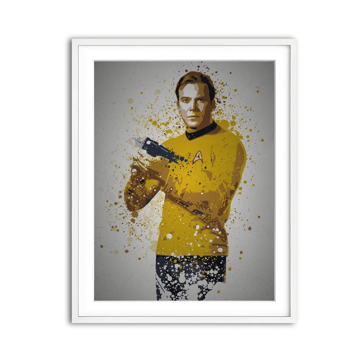 Framed Print 3x4 White