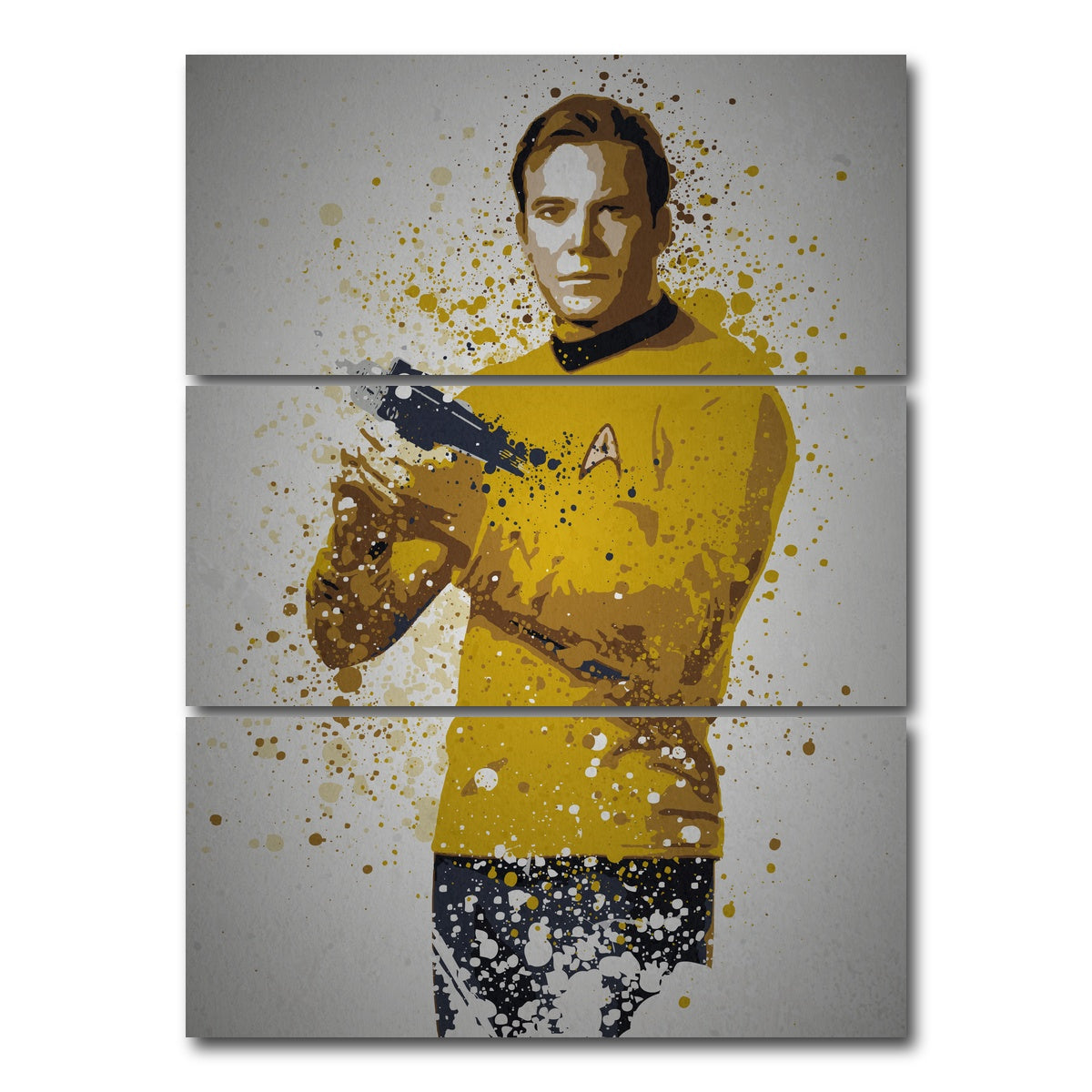 AUTO-MOCKUP WHITE | Boldly Go | 3 Piece | Gallery Wrap Canvas | group=8x18_stacked