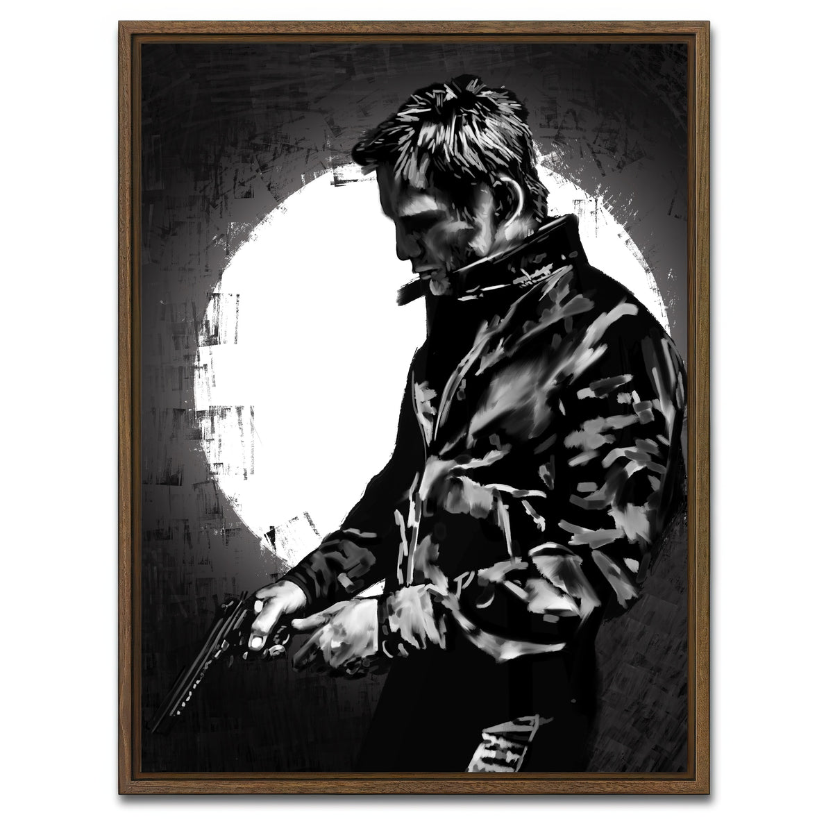 AUTO-MOCKUP WHITE | Bond | 1 Piece | Walnut Framed Canvas | group=3x4