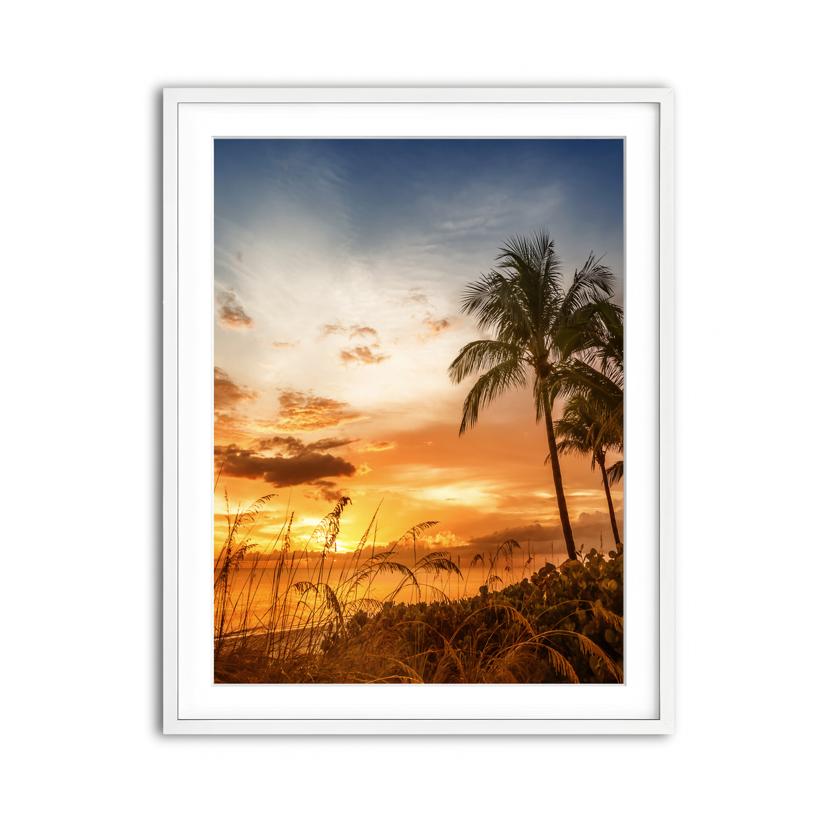Framed Print 3x4 White