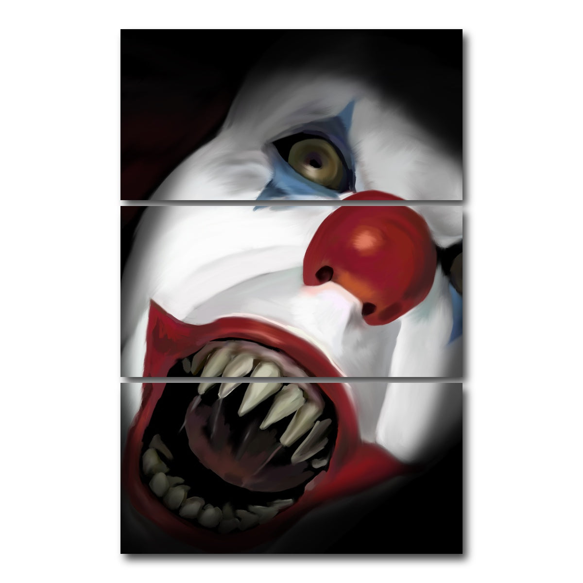 AUTO-MOCKUP WHITE | Boo | 3 Piece | Gallery Wrap Canvas | group=12x24_stacked