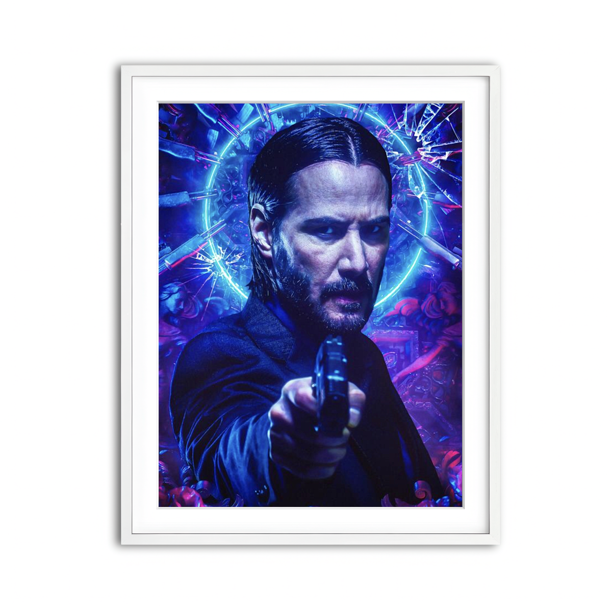 Framed Print 3x4 White