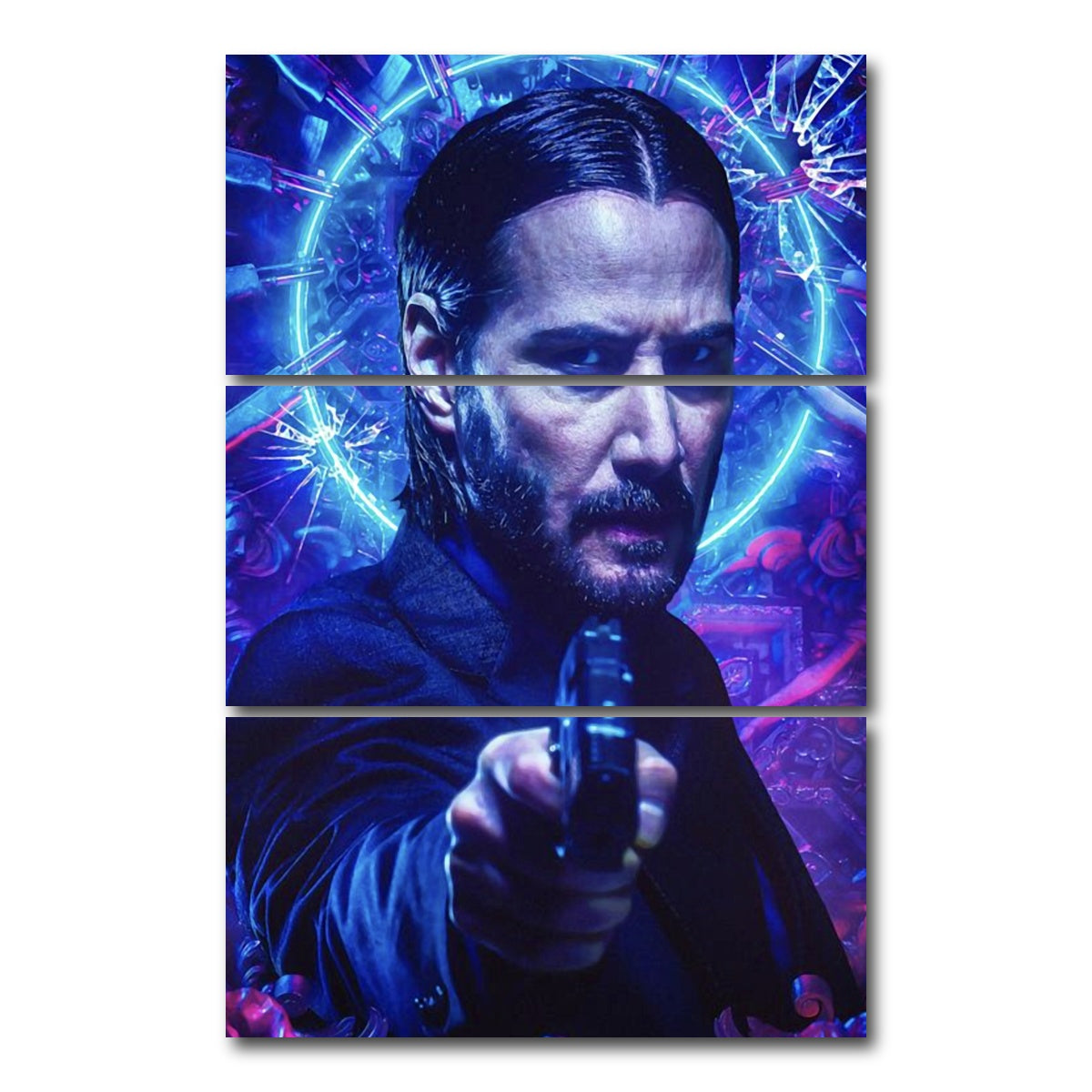 AUTO-MOCKUP WHITE | Boogeyman | 3 Piece | Gallery Wrap Canvas | group=12x24_stacked