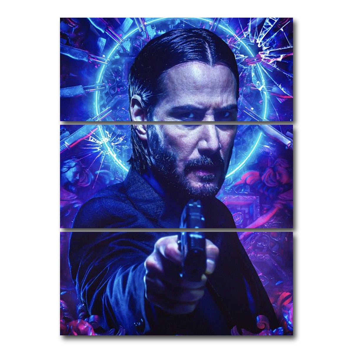 AUTO-MOCKUP WHITE | Boogeyman | 3 Piece | Gallery Wrap Canvas | group=8x18_stacked