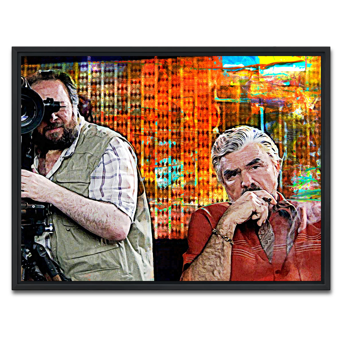 AUTO-MOCKUP WHITE | Boogie Nights | 1 Piece | Black Framed Canvas | group=4x3