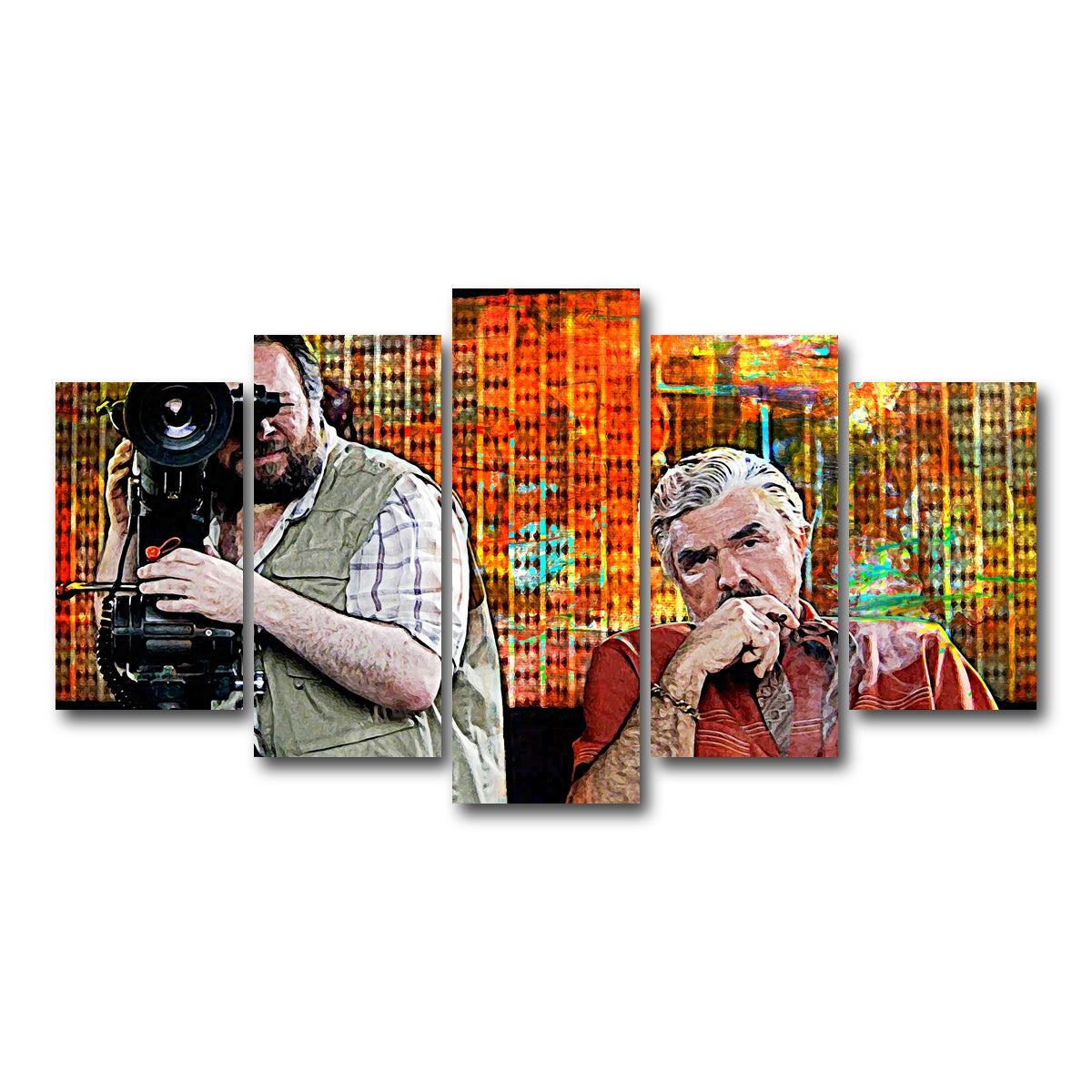 AUTO-MOCKUP WHITE | Boogie Nights | 5 Piece | Gallery Wrap Canvas | group=5_normal