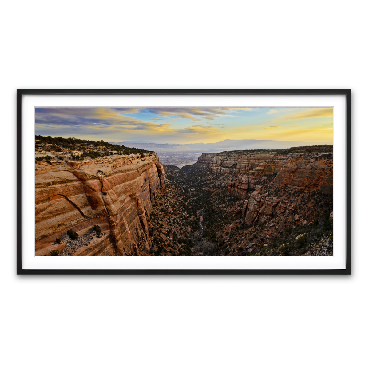 Framed Print 2x1 Black