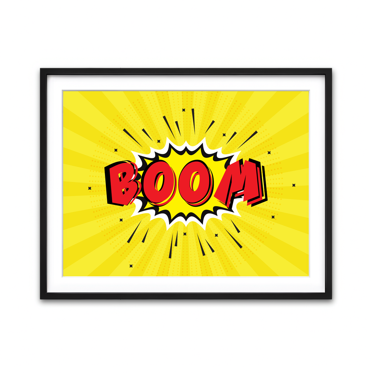 Framed Print 4x3 Black