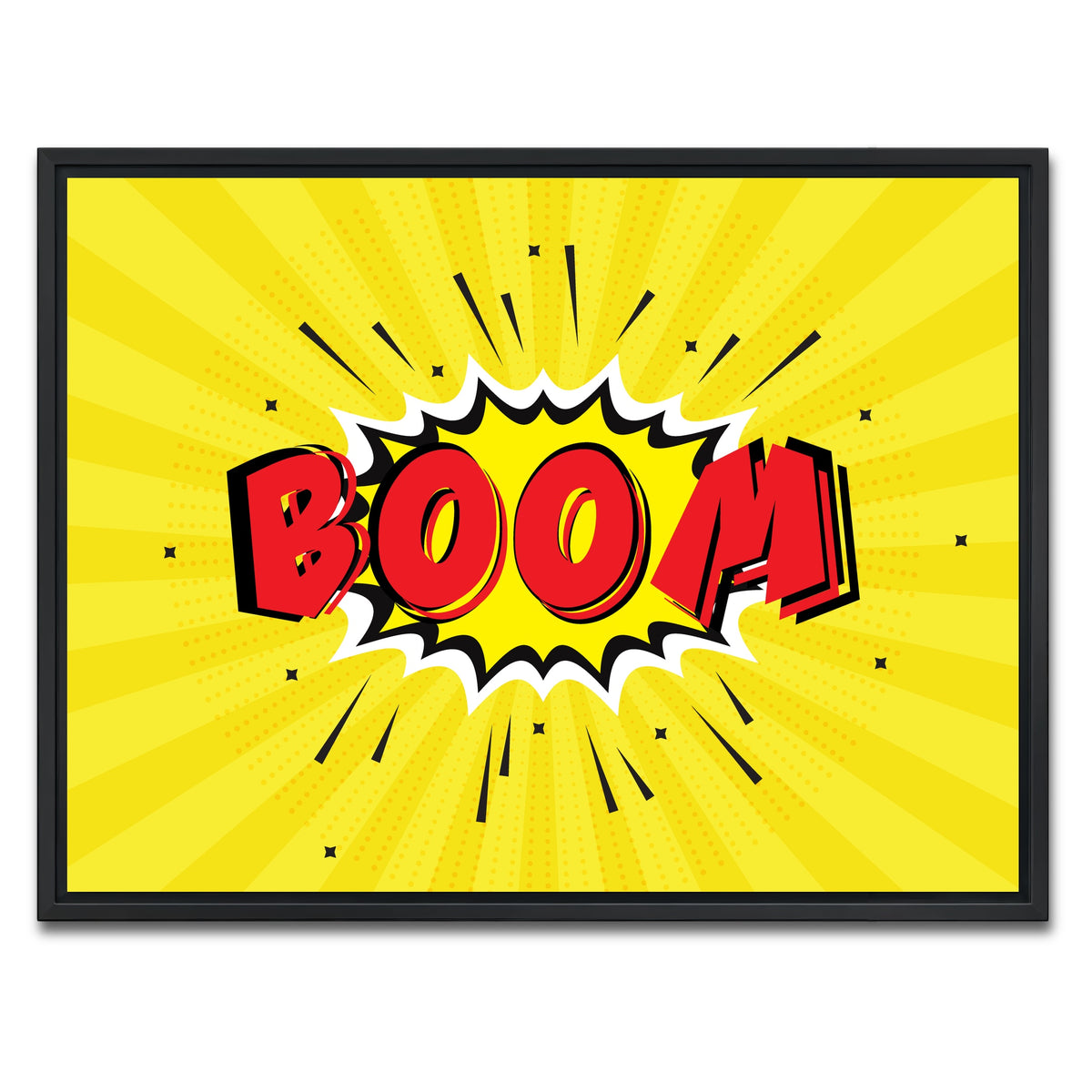 AUTO-MOCKUP WHITE | Boom | 1 Piece | Black Framed Canvas | group=4x3