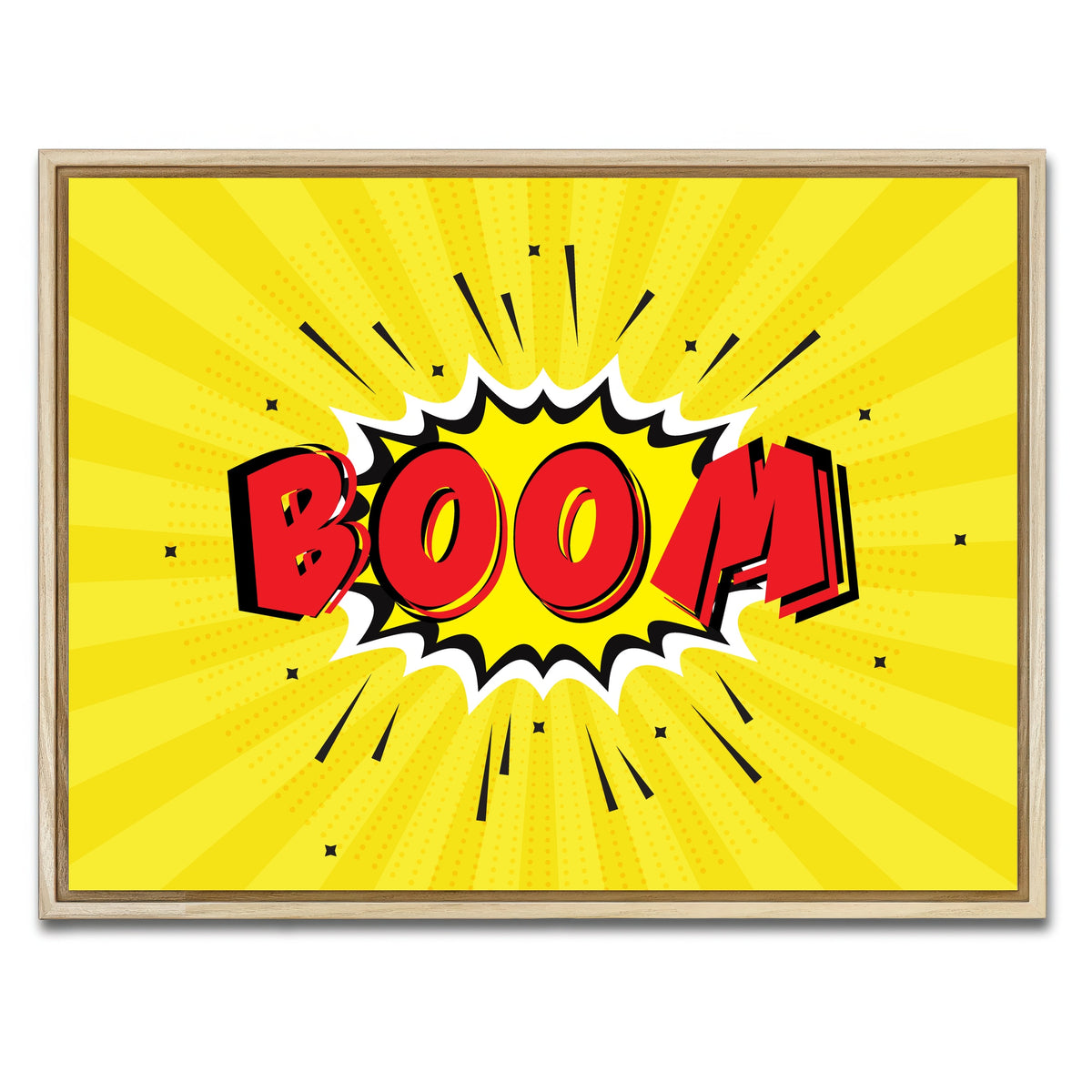 AUTO-MOCKUP WHITE | Boom | 1 Piece | Natural Framed Canvas | group=4x3