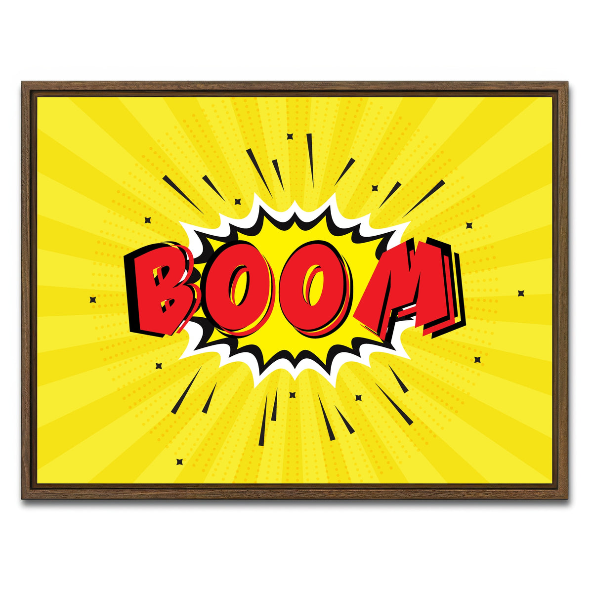 AUTO-MOCKUP WHITE | Boom | 1 Piece | Walnut Framed Canvas | group=4x3