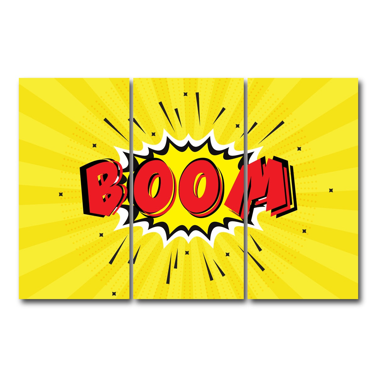 AUTO-MOCKUP WHITE | Boom | 3 Piece | Gallery Wrap Canvas | group=12x24