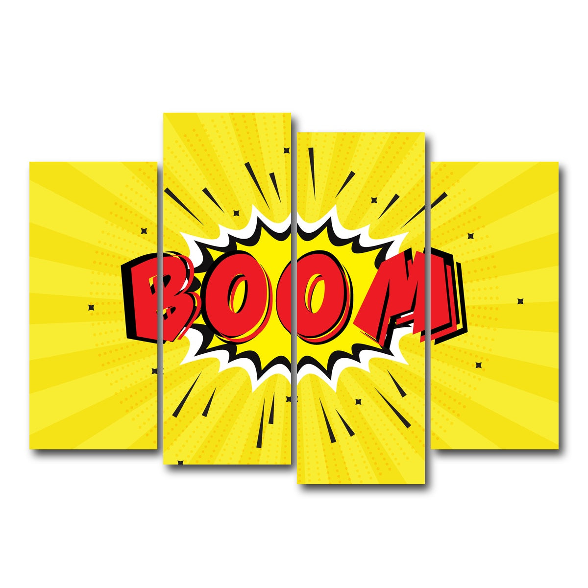 AUTO-MOCKUP WHITE | Boom | 4 Piece | Gallery Wrap Canvas | group=4_normal