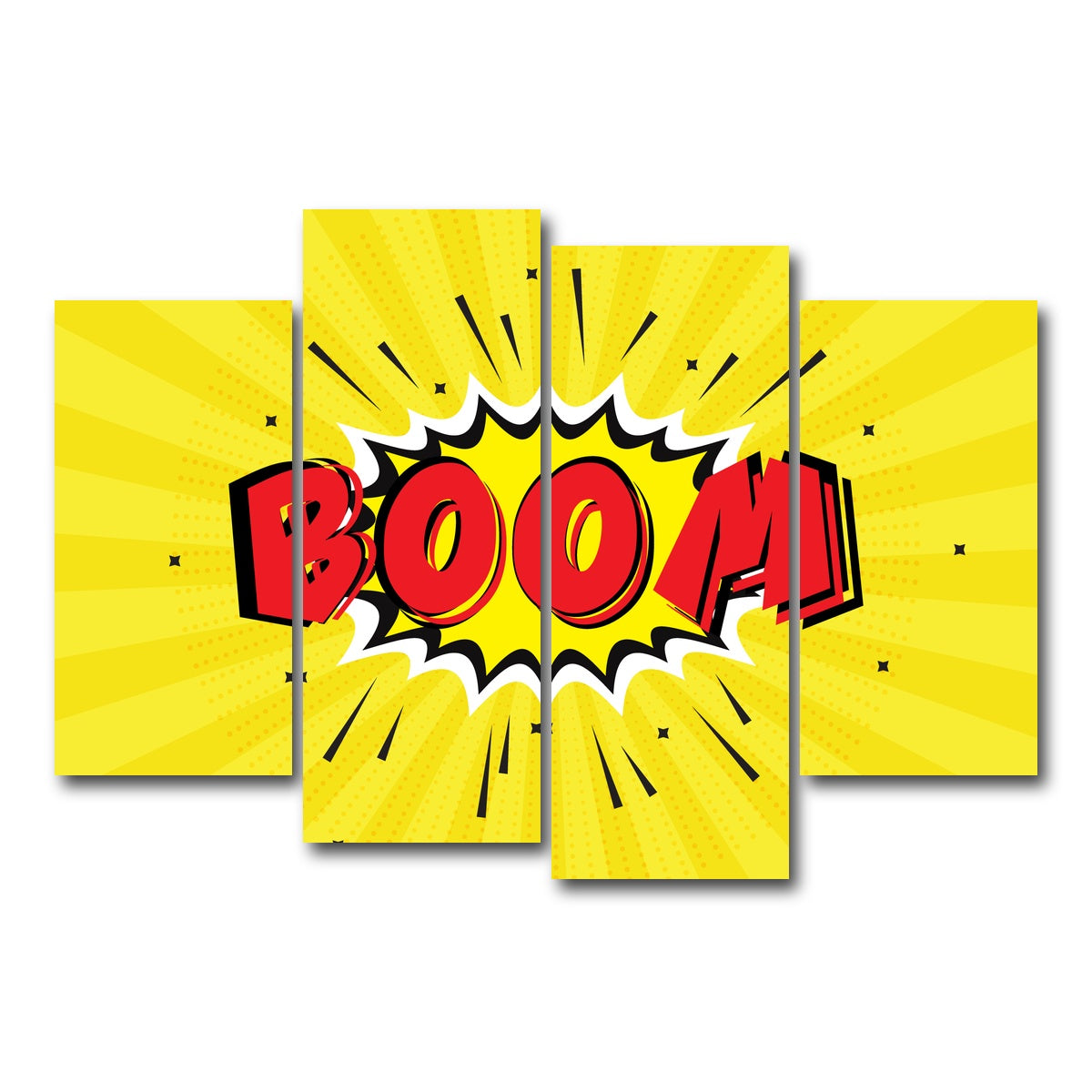 AUTO-MOCKUP WHITE | Boom | 4 Piece | Gallery Wrap Canvas | group=4_short