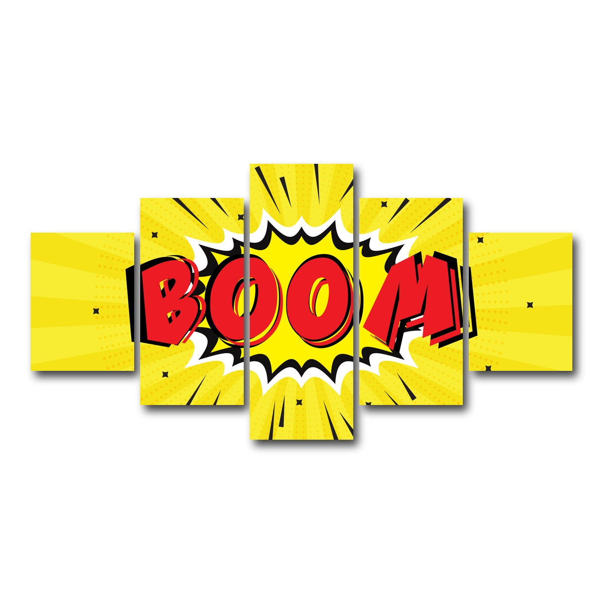 AUTO-MOCKUP WHITE | Boom | 5 Piece | Gallery Wrap Canvas | group=5_short