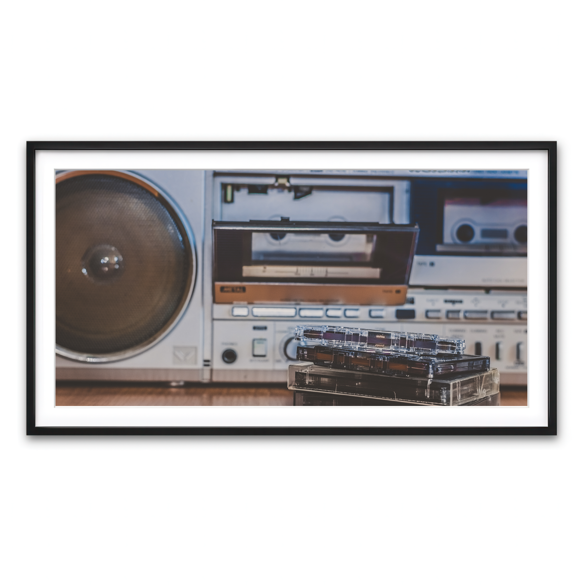 Framed Print 2x1 Black