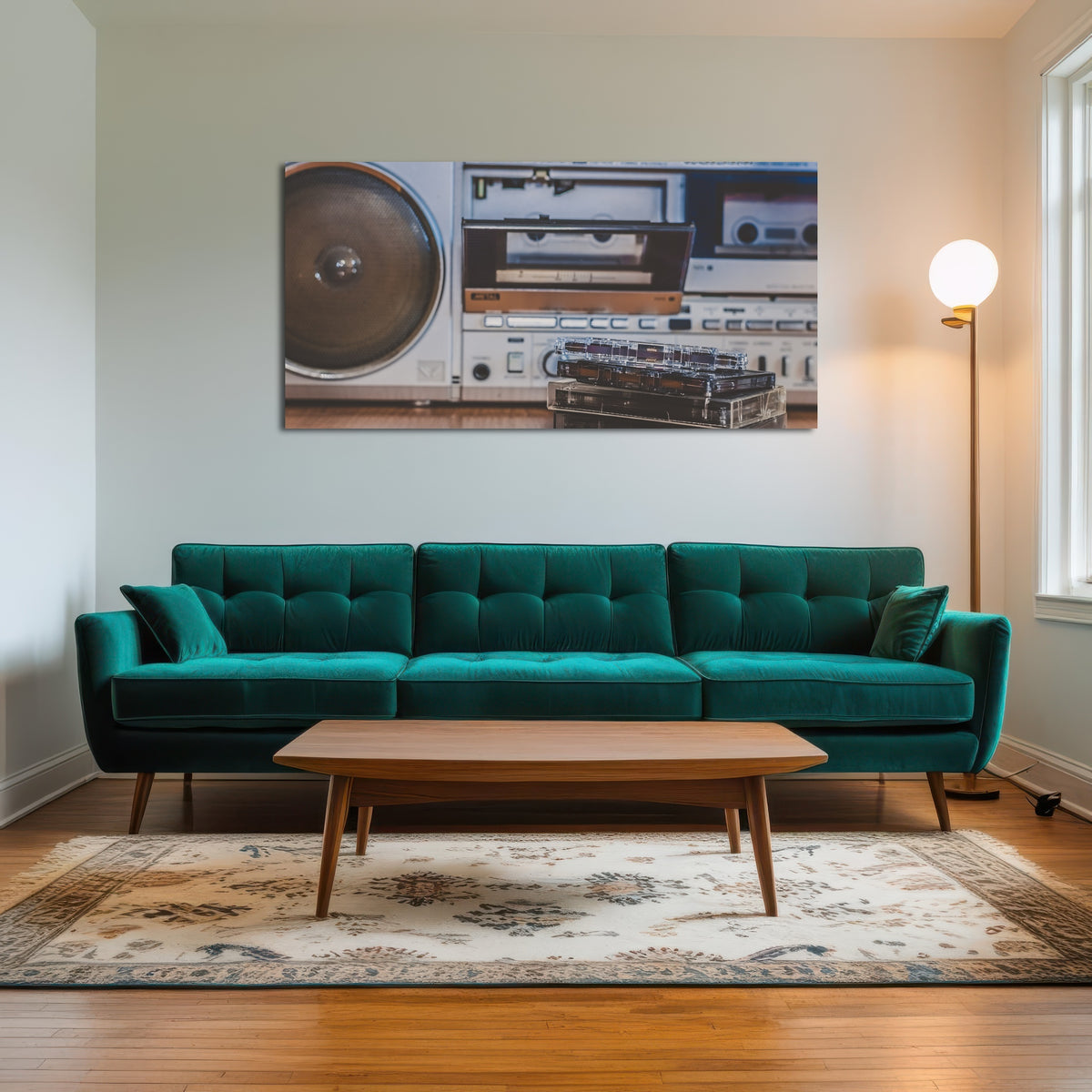 AUTO-MOCKUP ROOM | Boombox and Cassettes