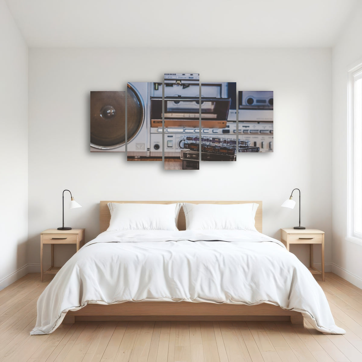 AUTO-MOCKUP ROOM | Boombox and Cassettes