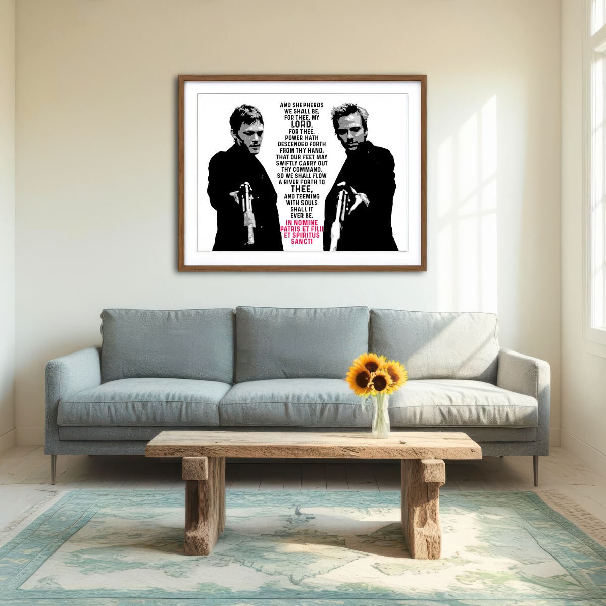 AUTO-MOCKUP ROOM | Boondock Saints Wall Art