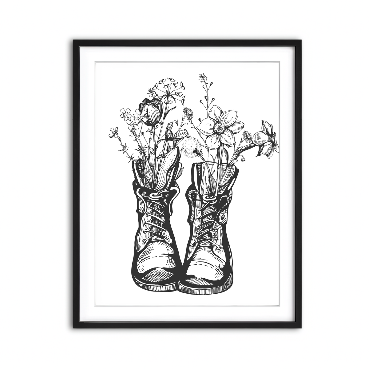 Framed Print 3x4 Black