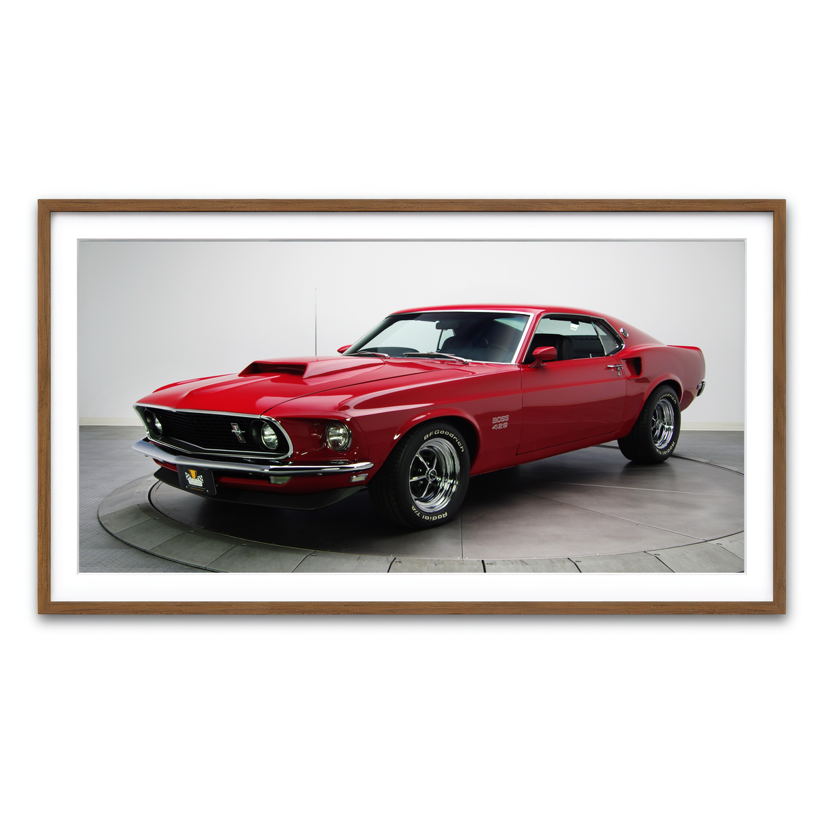 Framed Print 2x1 Walnut