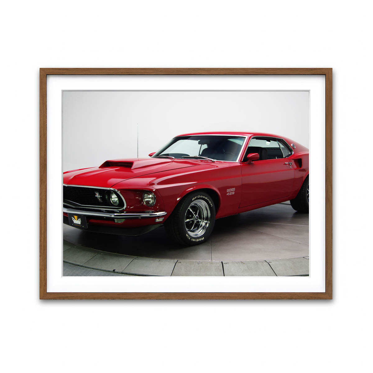 Framed Print 4x3 Walnut