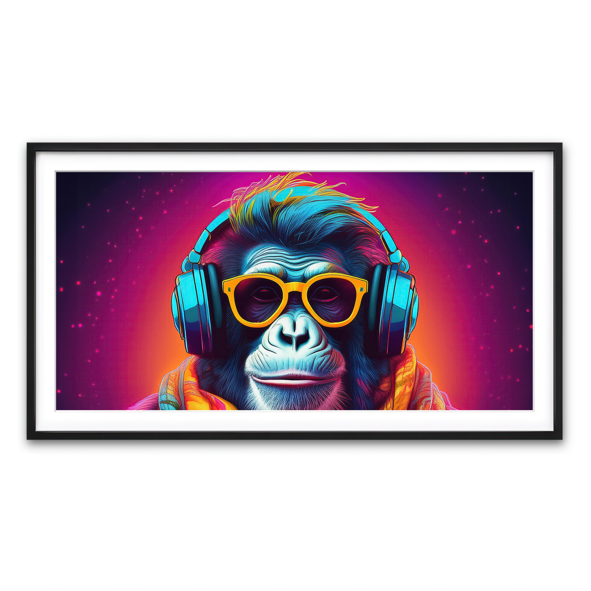 Framed Print 2x1 Black