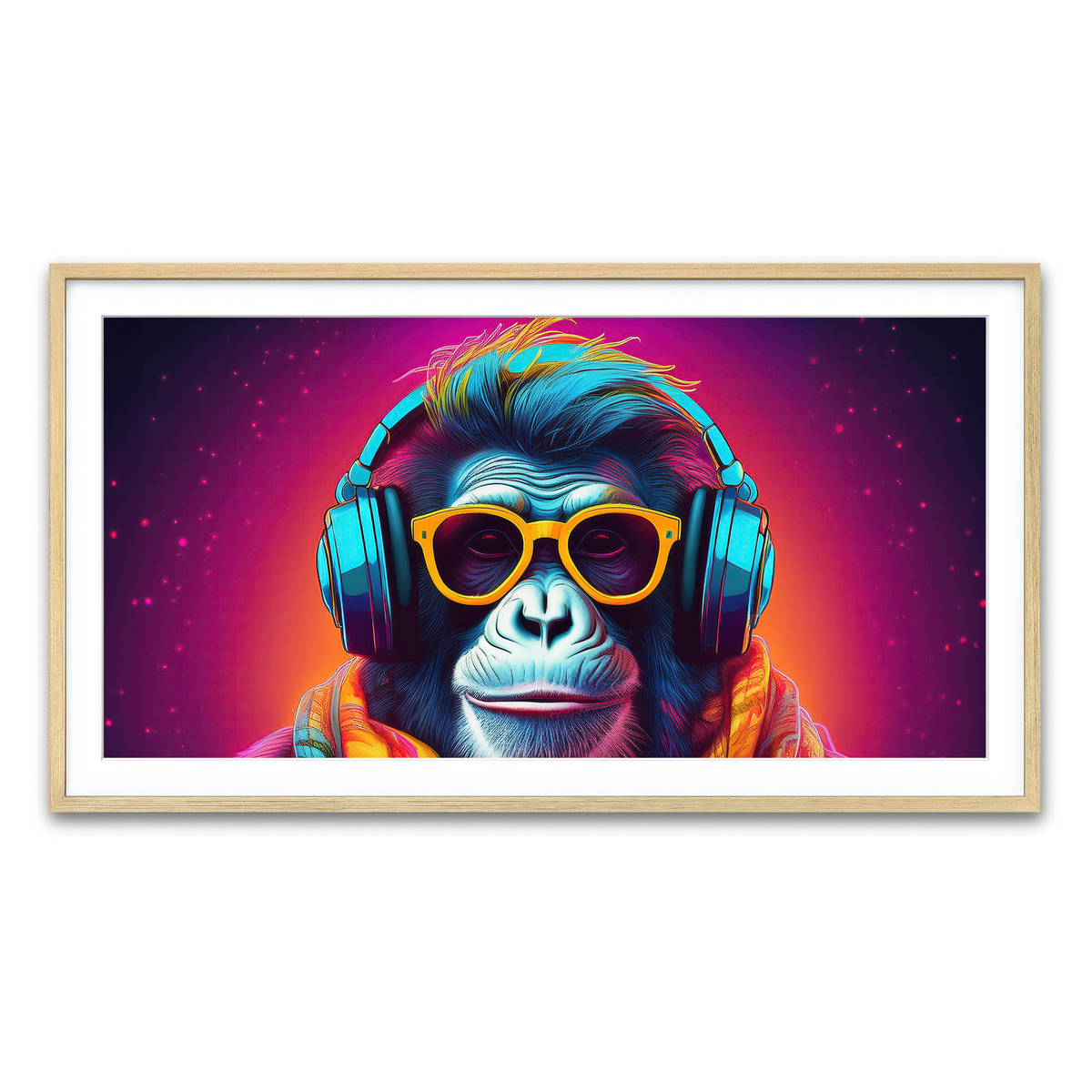 Framed Print 2x1 Natural