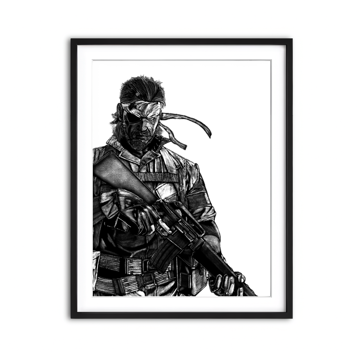 Framed Print 3x4 Black