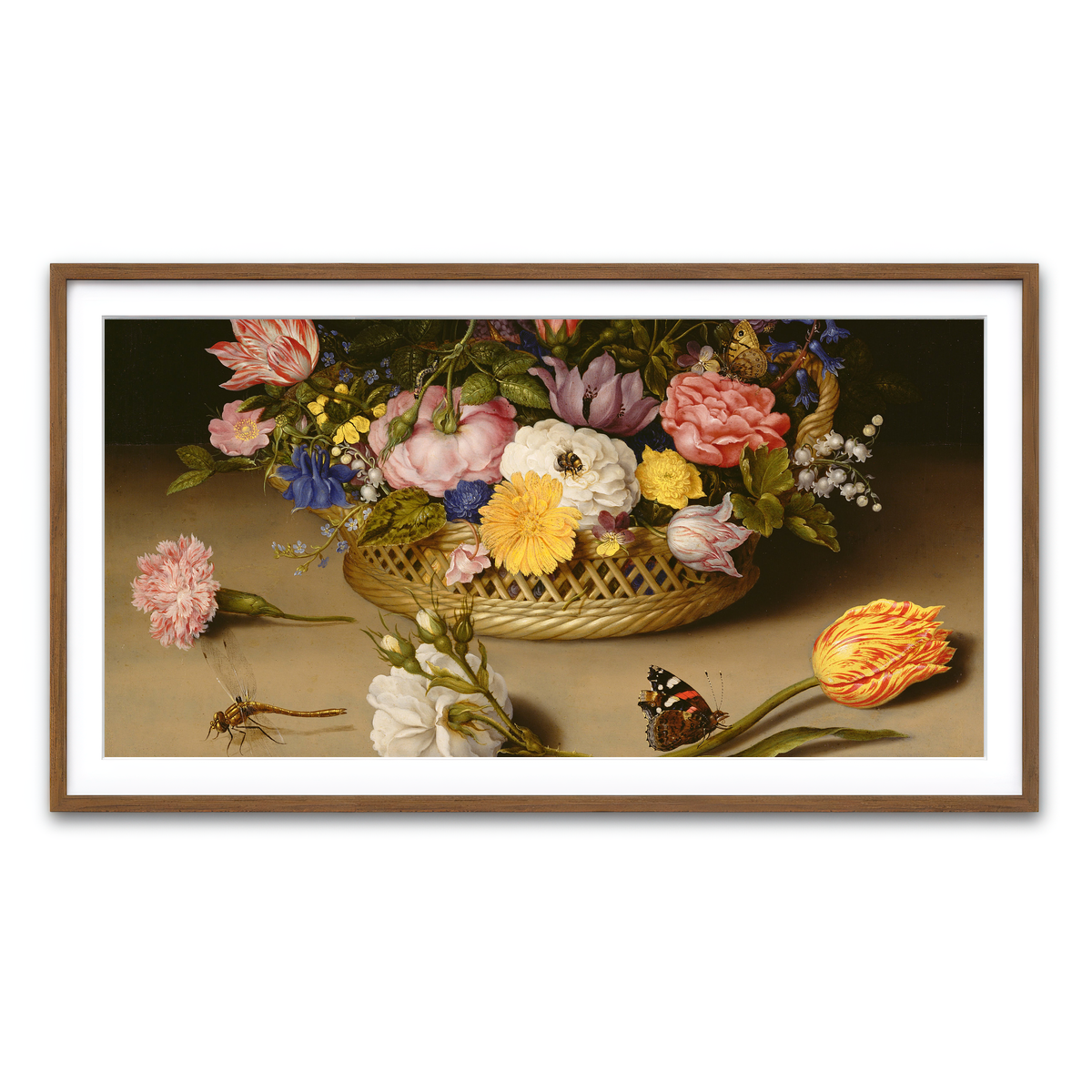 Framed Print 2x1 Walnut